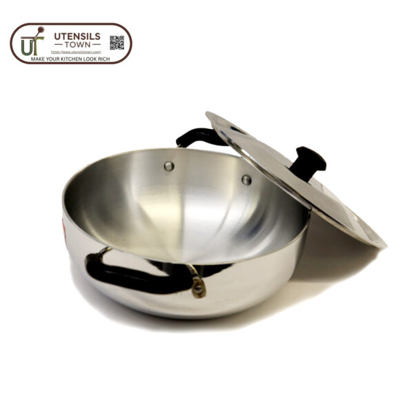 KADAHI SILVER WITH LID