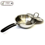 TRIPLY FRYING PAN WITH LID