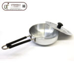 FRYING PAN SILVER WITH LID