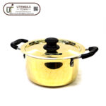 BRASS CASSEROLE NM WITH LID