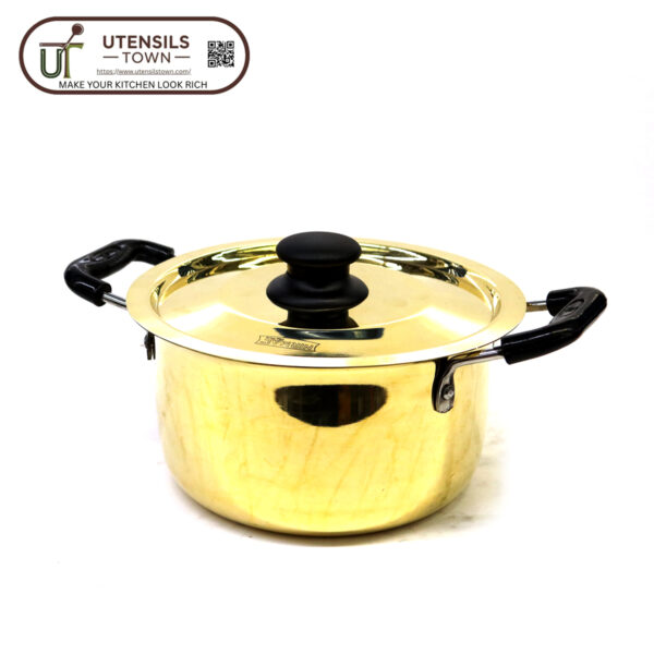 BRASS CASEROLE NM WITH LID