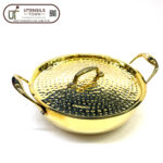 KADAHI WITH COVER BRASS SG