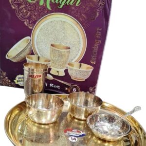 MAYUR BRASS DINNER SET 52PCS