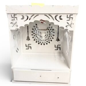 WOODEN MANDIR (WHITE)